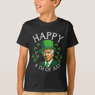 Happy 4th of July met grappige Joe Biden voor St P T-shirt