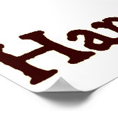 Happy 4th van juli  Art Poster (Hoek)