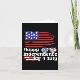 Happy 4th van juli Verenigde Staten Vlag Happy Ind Kaart