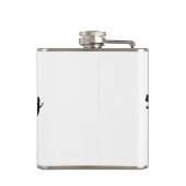 Happy 50th Anniversary Voeg paar naam datum bruilo Heupfles (Achterkant)