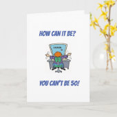 **HAPPY 50th BANTHDAY** CARTE (Fleur jaune)