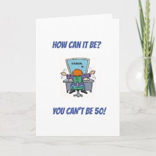 **HAPPY 50th BANTHDAY** CARTE