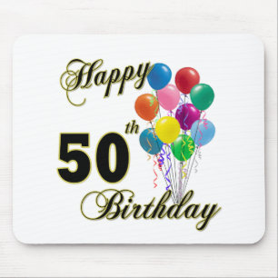 Happy 50th Birthday Gifts en Birthday Apparel Muismat