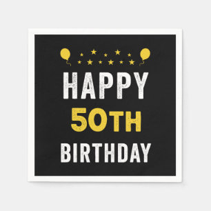Happy 50th Birthday Quinquagenarian Celebration Servet