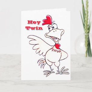 HAPPY "50th BIRTHDAY" VOOR MIJN **TWIN** Kaart