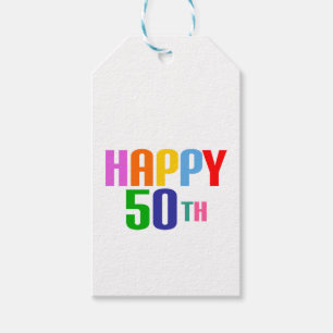 Happy 50th cadeaulabel