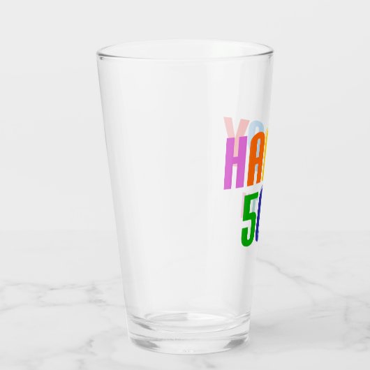 Happy 50th glas (Rechts)