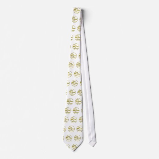 Happy 50th Jubileum Necktie Stropdas (Voorkant)