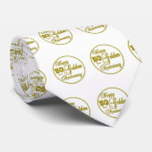 Happy 50th Jubileum Necktie Stropdas (Opgerold)