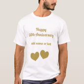 Happy 50th Jubileum T-shirt (Voorkant)