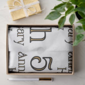 Happy 50th Jubileum Tissuepapier (Geschenk)