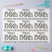 Happy 50th Jubileum Tissuepapier (Craft)