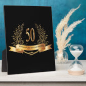 Happy 50th Wedding Jubileum Gifts Fotoplaat (Zijkant)