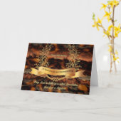 Happy 50th Wedding Jubileum Wenskaarten Kaart (Gele Bloem)