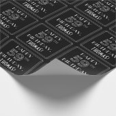 HAPPY 59TH BIRTHDAY; Art Deco Style met aangepaste Cadeaupapier (Hoek)