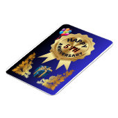 Happy 5th Wedding Jubileum Magneet (Linkerzijde)