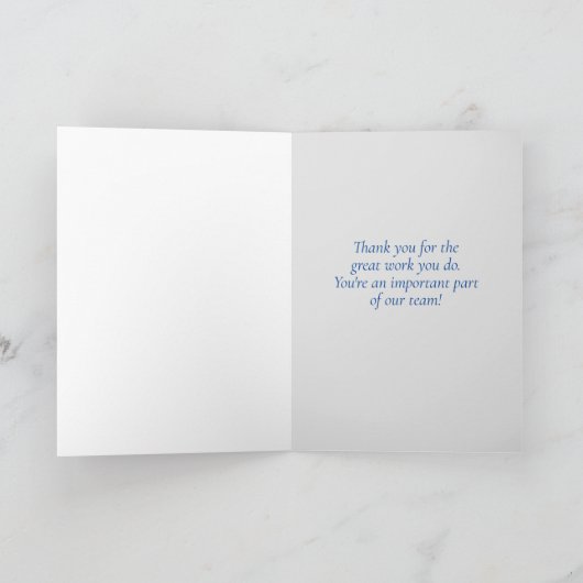 Happy 5th Workiversary Juniper Tree Branch Kaart (Binnen)