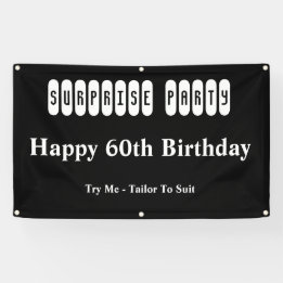 Happy 60th Birthday Surprise Party Spandoek