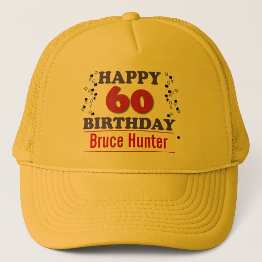 Happy 60th Birthday Trucker Pet (Voorkant)