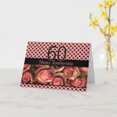 Happy 60th Jubileum rozen Kaart (Gele Bloem)