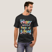 Happy 67 Days Of School Math Equation Teacher Six  T-shirt (Voorkant volledig)
