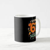 Happy 67th Day Of School Funny Teacher Thanksgivin Koffiemok (Voorkant rechts)