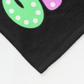 Happy 67th Day Of School Vibes Smile Face 67 Days Fleece Deken (Hoek)