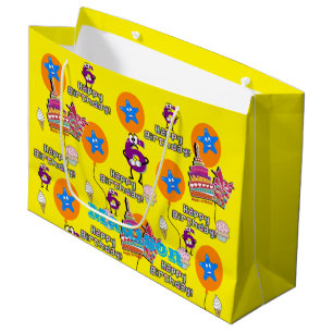 Happy 6th Birthday Gift Bag #6 Groot Cadeauzakje