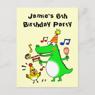 Happy 6th Birthday ( ik ben 6 ) Kaart