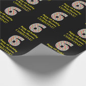 Happy 6th Birthday & Merry Kerstmis, aangepaste na Cadeaupapier (Hoek)