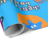 Happy 6th Birthday Wrapping Paper Balloons #6 Cadeaupapier (Rol Hoek)