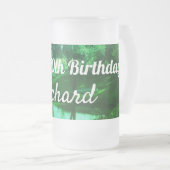 Happy 70th Birthday Rural scene Matglas Bierpul (Voorkant rechts)