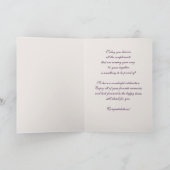 Happy 70th Wedding Jubileum Wenskaarten Kaart (Binnen)