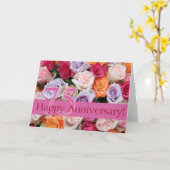 Happy 75th Jubileum rozen Kaart (Gele Bloem)