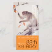 Happy 88th Birthday japanese schilderij apenaap VF (Voorkant / Achterkant)