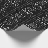 HAPPY 89TH BIRTHDAY; Art Deco Style met aangepaste Cadeaupapier (Hoek)