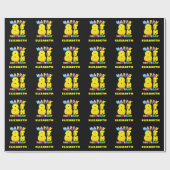 Happy 8th Birthday Cadeaupapier (Vlak)