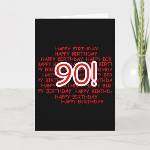 Happy 90th Birthday Kaart
