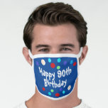 Happy 90th Birthday masque visage par dalDesignNZ<br><div class="desc">...  Fabriqué avec amour...  rester en sécurité x</div>