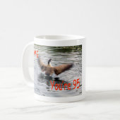 Happy 95th Birthday Goose flapping Koffiemok (Voorkant links)
