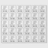 HAPPY 97TH BIRTHDAY; Art Deco Style; aangepaste na Cadeaupapier (Vlak)