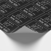 HAPPY 97TH BIRTHDAY; Art Deco Style met aangepaste Cadeaupapier (Hoek)