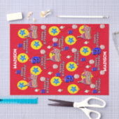 Happy 9th Birthday Tissue Paper #9 Red Tissuepapier (Craft)