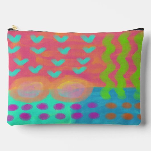 Happy Abstract digitaal schilderen Etui (Voorkant)