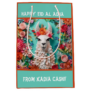 Happy Adha EID- Bakra EID Schaap Medium Gift Bag Cadeauzakje