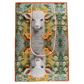 Happy Adha EID- Bakra EID Schaap Medium Gift Bag Medium Cadeauzakje (Achterkant)