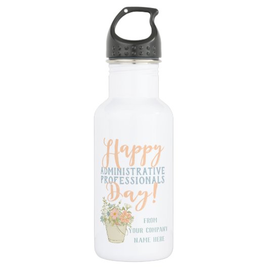 Happy Administrative Professional-dag cadeau Waterfles (Voorkant)