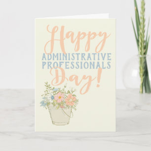 Happy Administrative Professional-dag Kaart