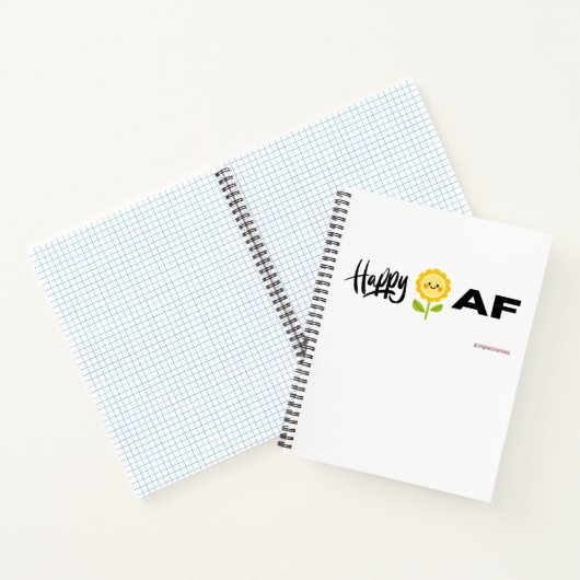 Happy AF - Cahier (Intérieur)