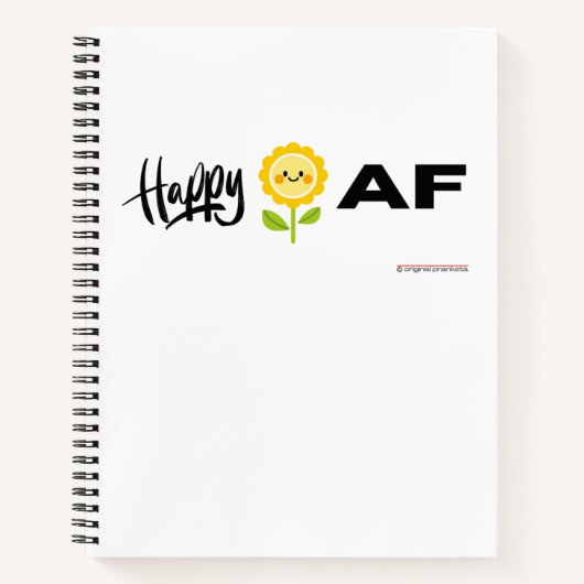 Happy AF - Carnet (Devant)